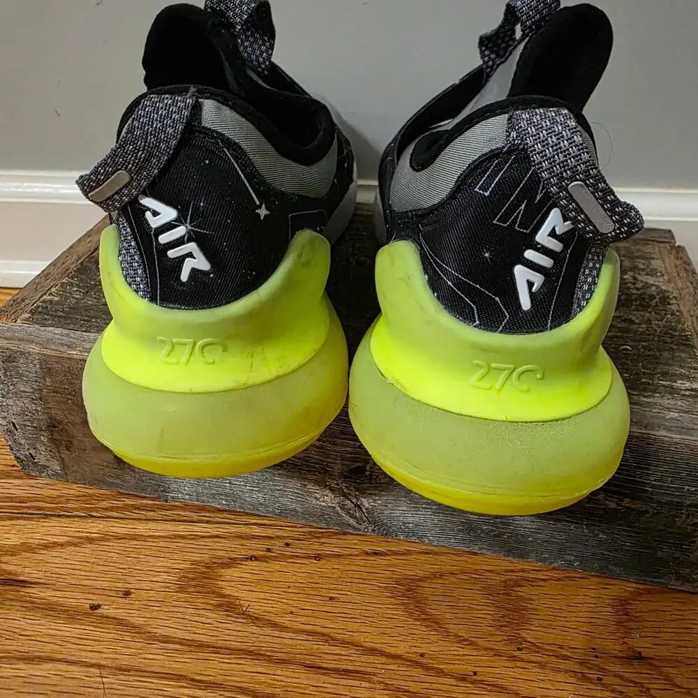 ​Nike Air Max 270 Extreme Space Pack GS Grey Black Volt Youth Size 6.5Y